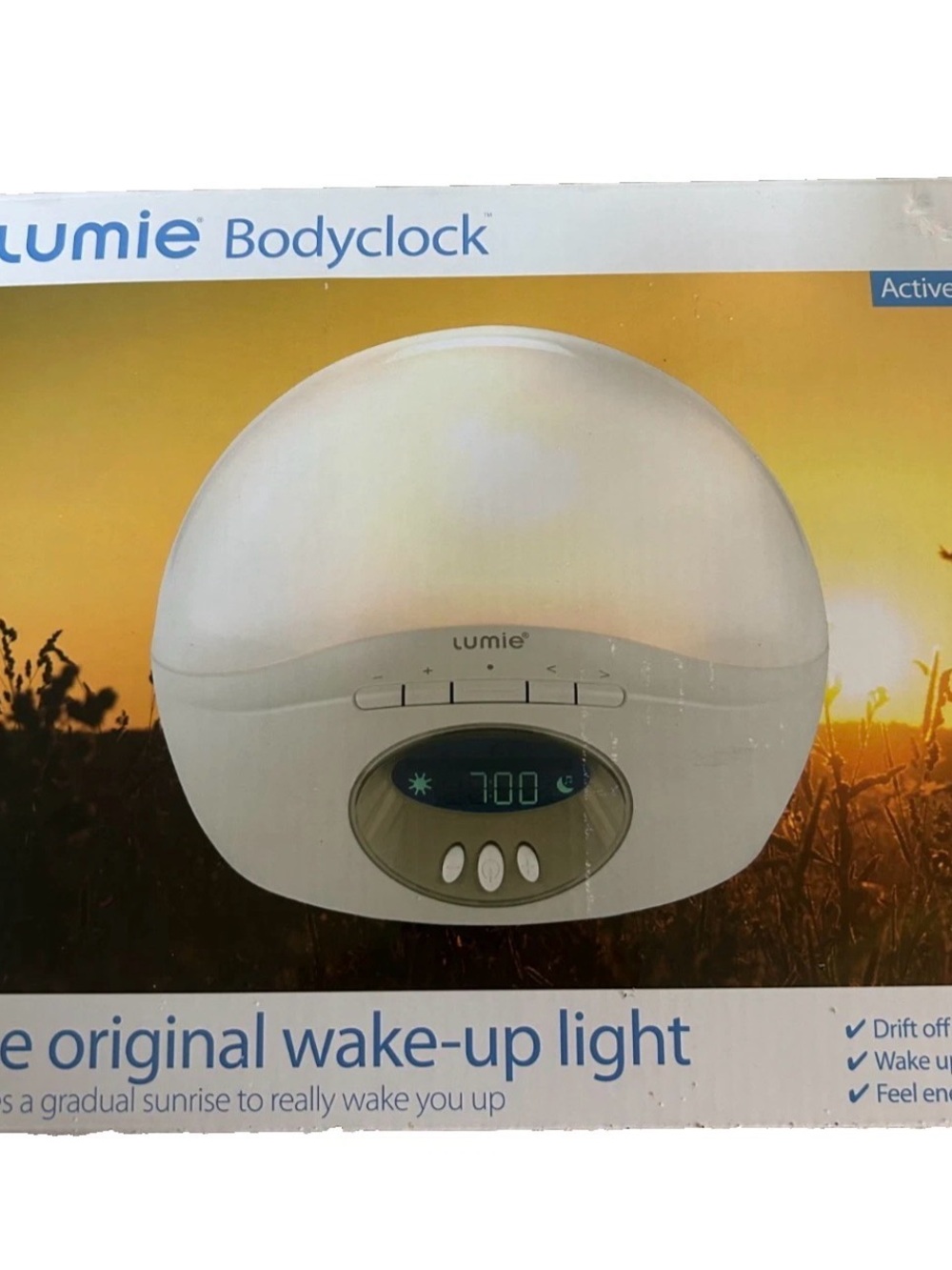 Bodyclock Wake-Up Light Alarm Clock - White